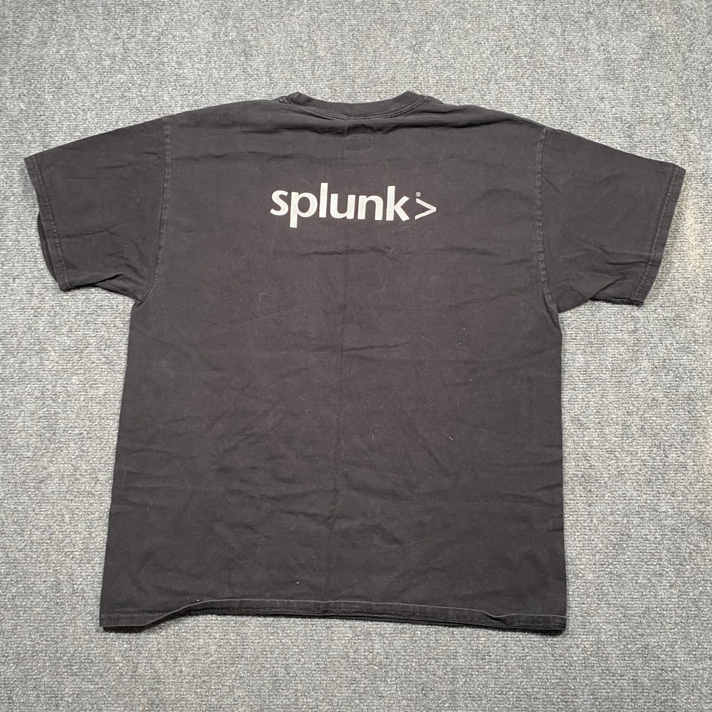 Splunk Mens Large T Shirt I Like Big Data Funny‎ Tech Company Graphic Tee
